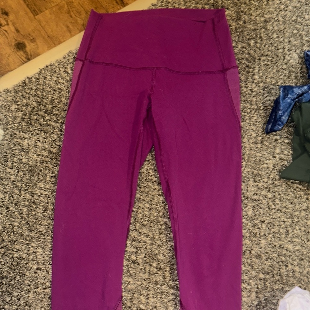 Purple LuluLemon leggings